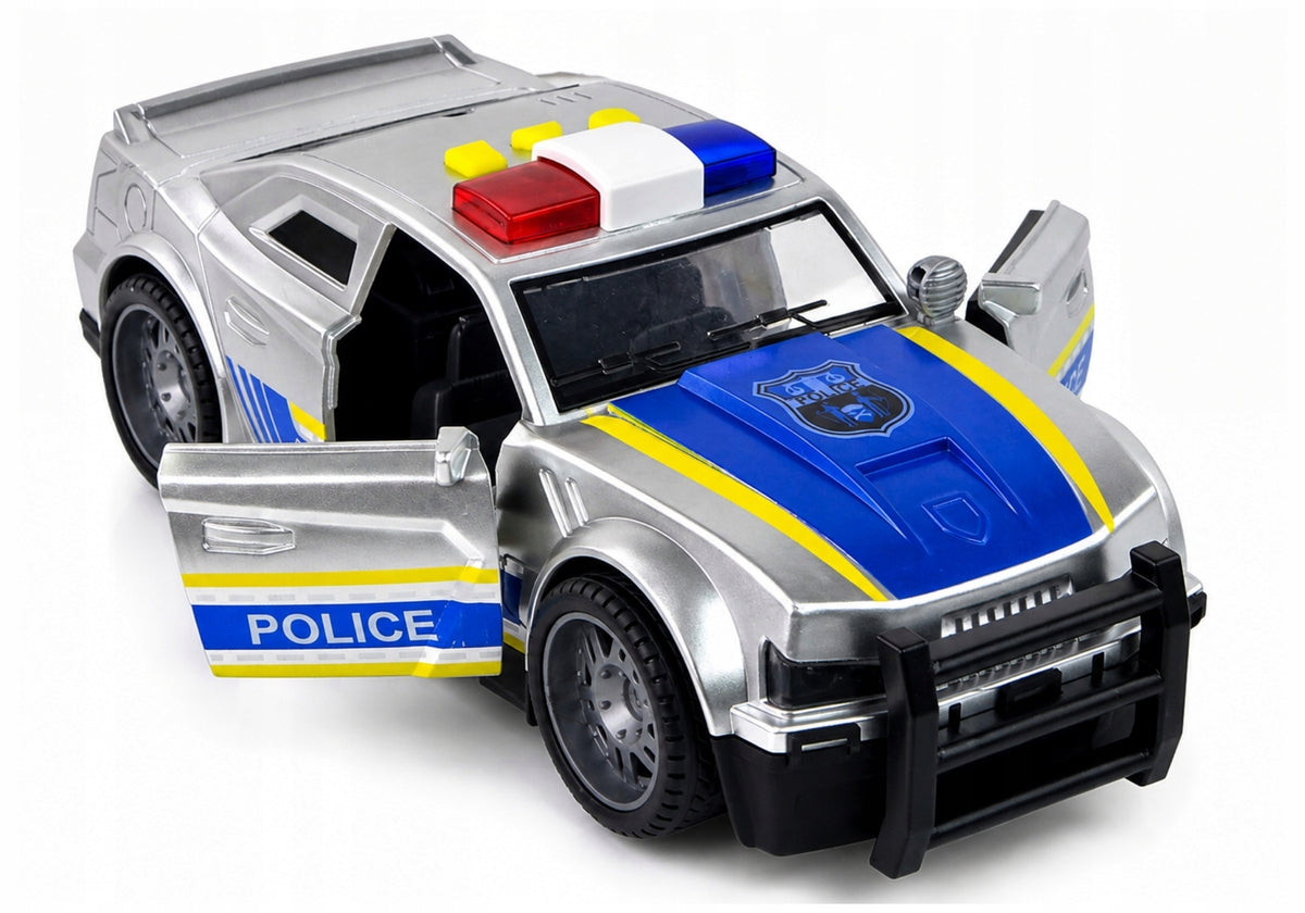 Police car Sferazabawek 1:14 with sound and light, opening doors Kid's age 3+ years