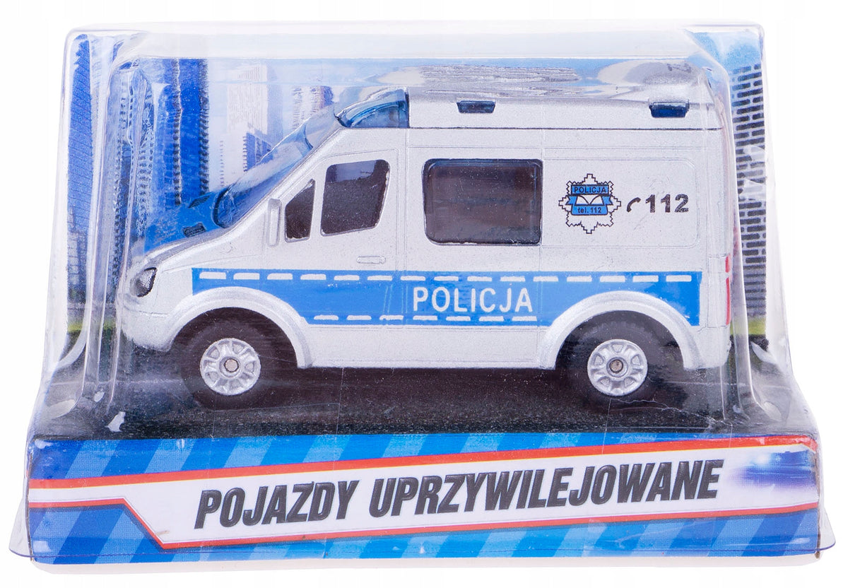 Police car metal car police Manufacturer code 202715