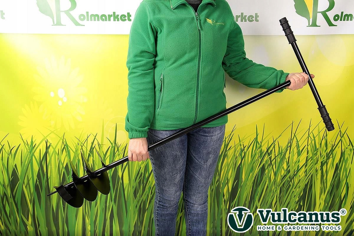 Polish Hand Drill Soil 14cm Ground Pole Drill Bit For Holes In The Earth Manufacturer code Świder Ręczny Do Gleby Gruntu Polski