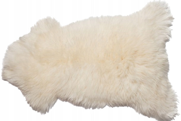Polish Sheepskins Natural Rug White Natural Fur
