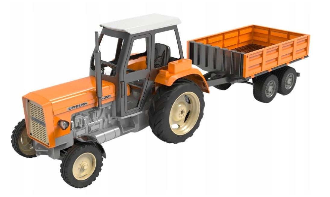 Polish manual tractor with trailer Double Eagle Ursus C-360 1:10 DO-E239