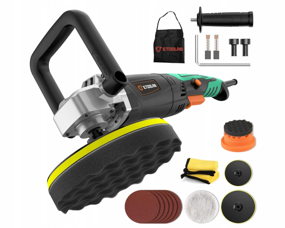 Polisher ETOOLAB 1200W - Complete Set of 22pcs for Polishing