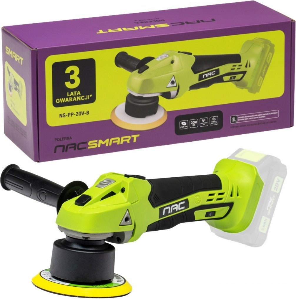 Polisher Nac SMART NS-PP-20V-B 20 V 125 mm without battery and charger