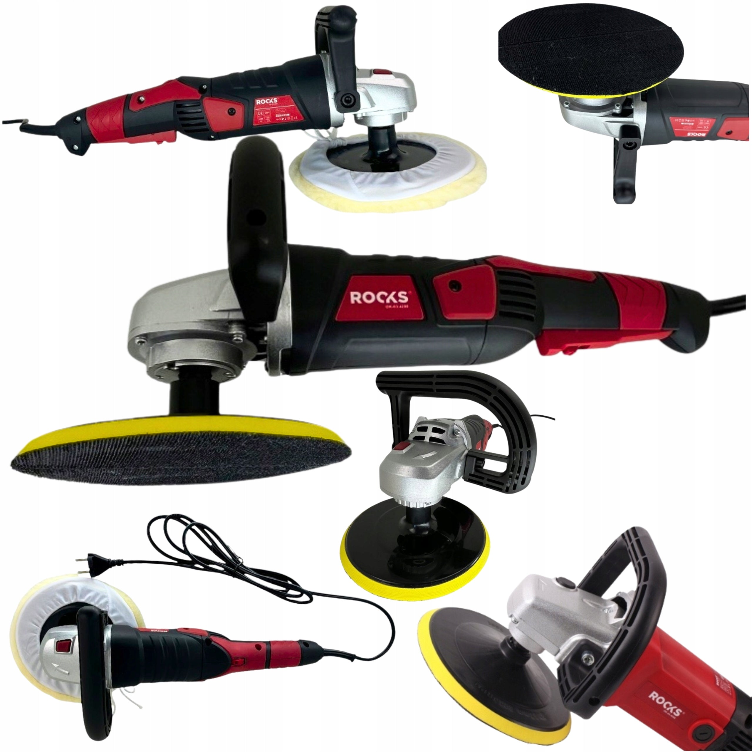 Polisher ROOKS OK-03.4208, 180 mm, 1200 W, 230 V, versatile and efficient