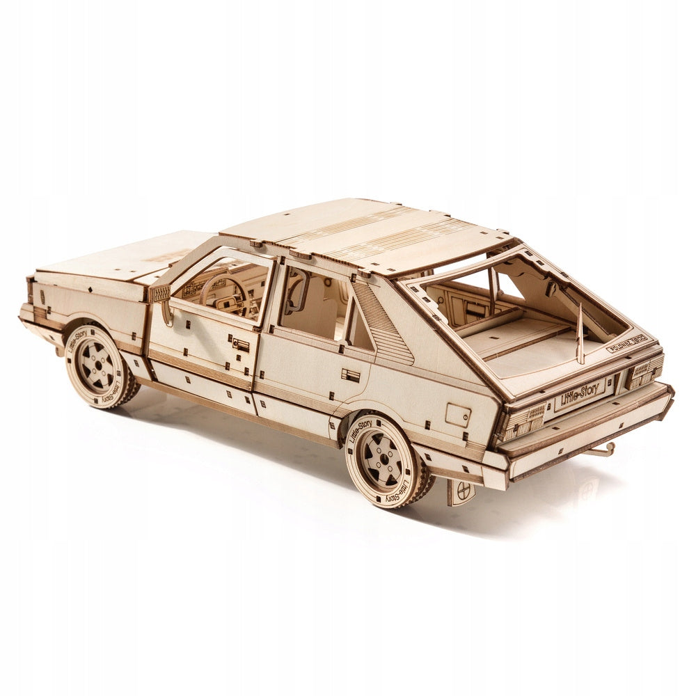 Polonaise Car Little Story Wooden Puzzle Model 3D FSO Poldek Borewicz Number of items 259