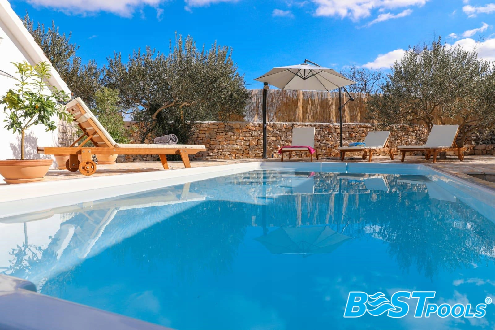 Polyester swimming pool IBIZA II 6,0x3,2x1,55m MANUFACTURER BESTPOOLS Brand no brand