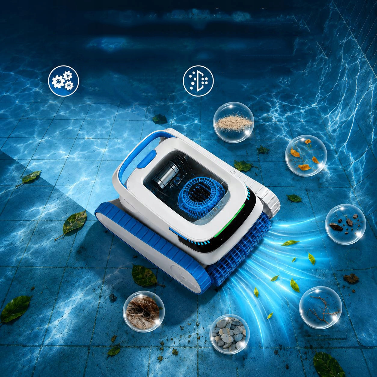 Pool Cleaning Robot Bottom Wall Wireless AIRROBO PC20 WITH BT APP Manufacturer code PC20