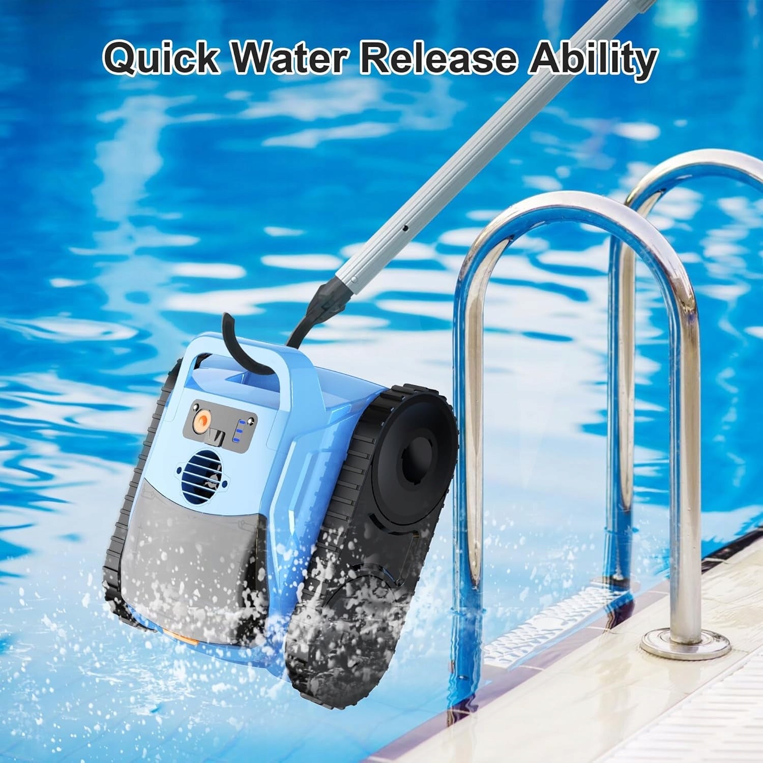 Pool Cleaning Robot Bottom Wall Wireless Seauto SAT20Pro +FILTER Batteries included yes