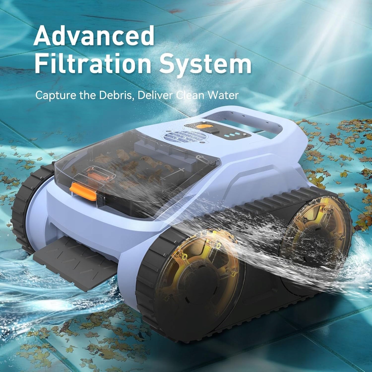 Pool Cleaning Robot Bottom Wall Wireless Seauto SAT20Pro +FILTER Model Seauto-SAT20 Pro-1