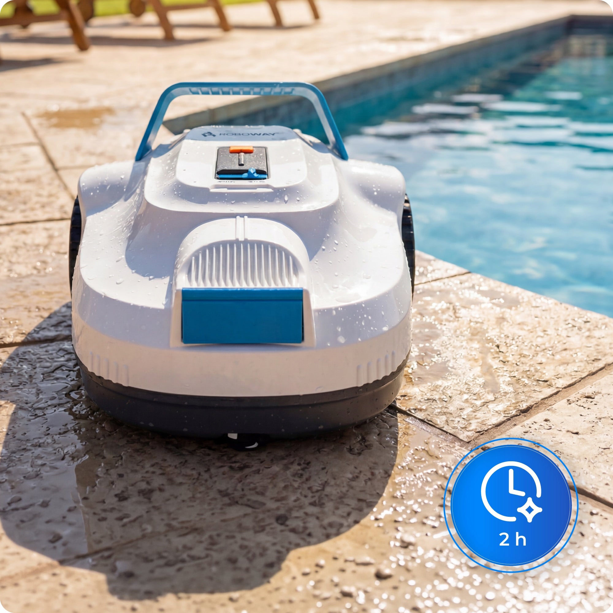 Pool Cleaning Robot Vacuum Cleaner Cordless Cleaning Batteries included no