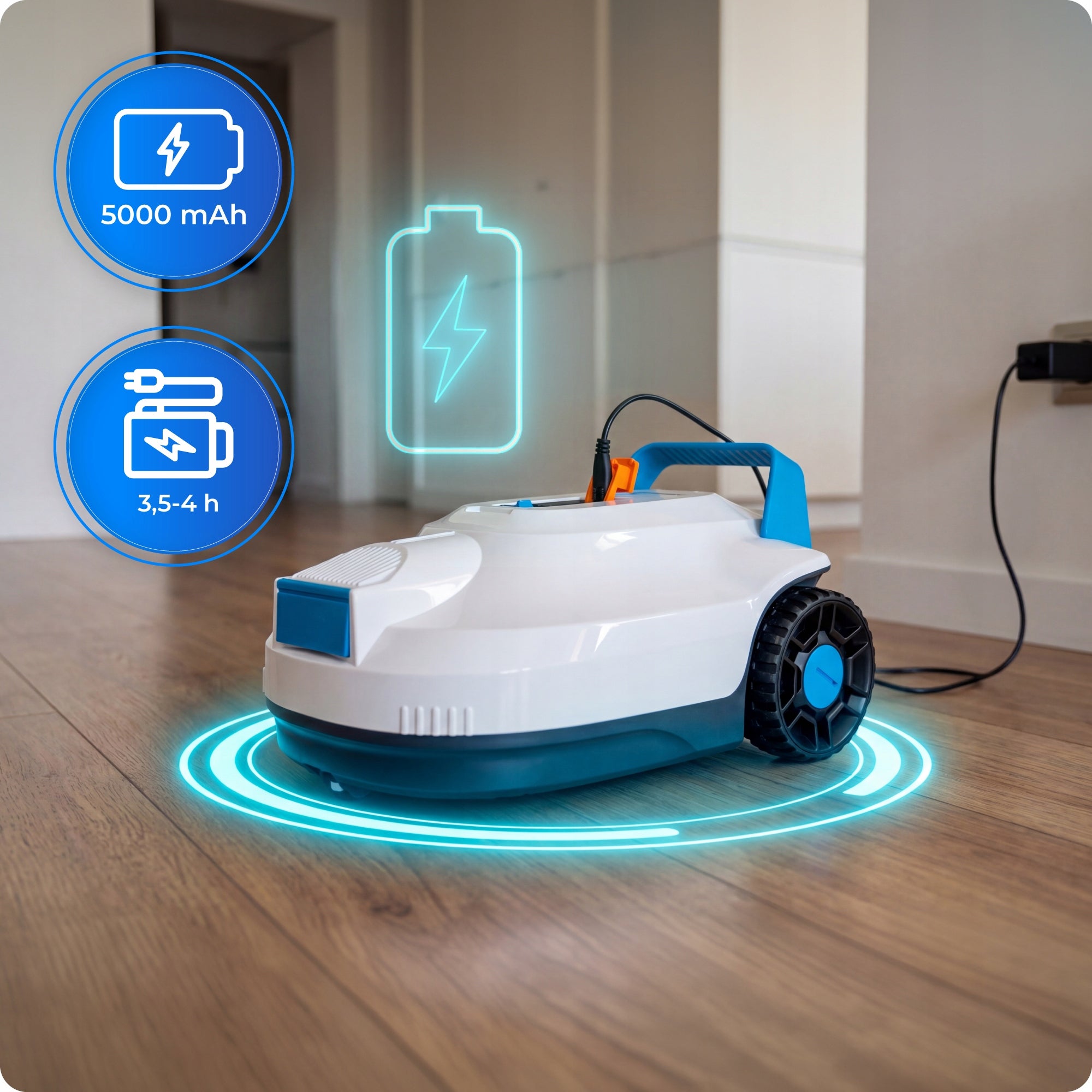 Pool Cleaning Robot Vacuum Cleaner Cordless Cleaning Power 36 W