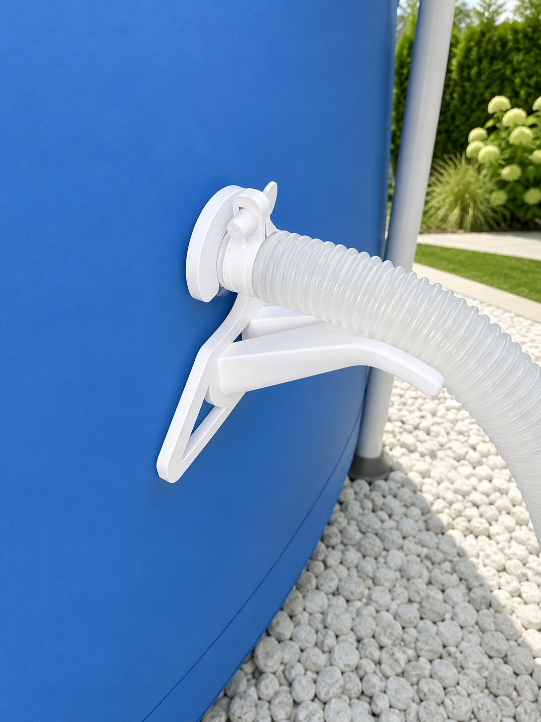 Pool Hose Holder Stand for Intex Bestway 38mm White 2 Pieces Manufacturer code podpórka 2 zajefajnacena