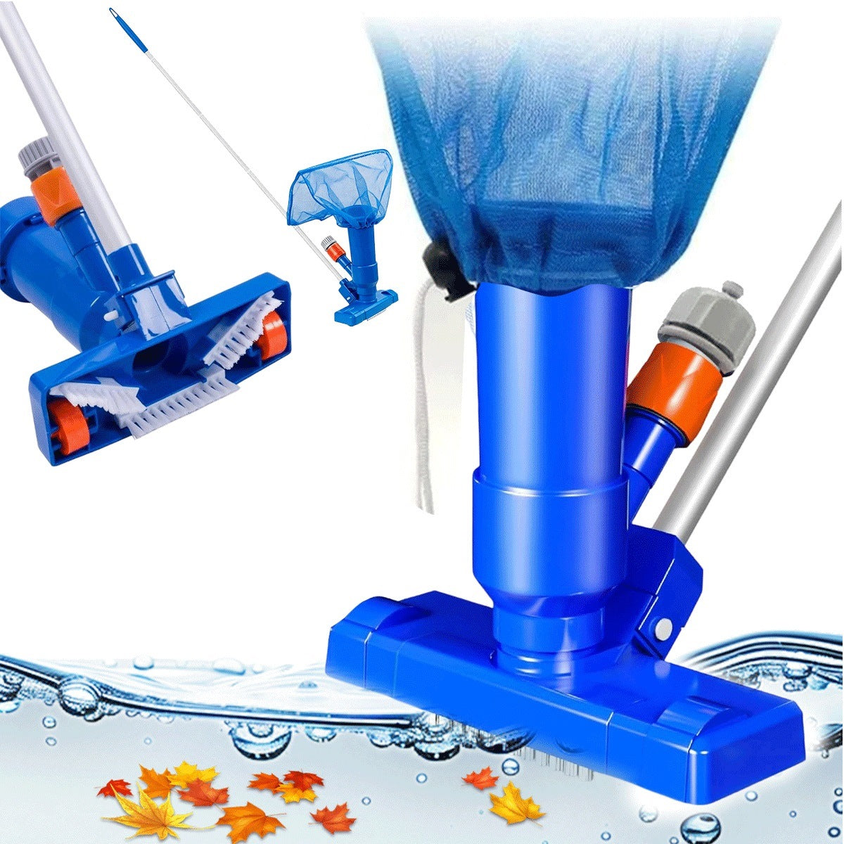 Pool Vacuum Cleaner Large Powerful Set for Spa Pool Cleaning
