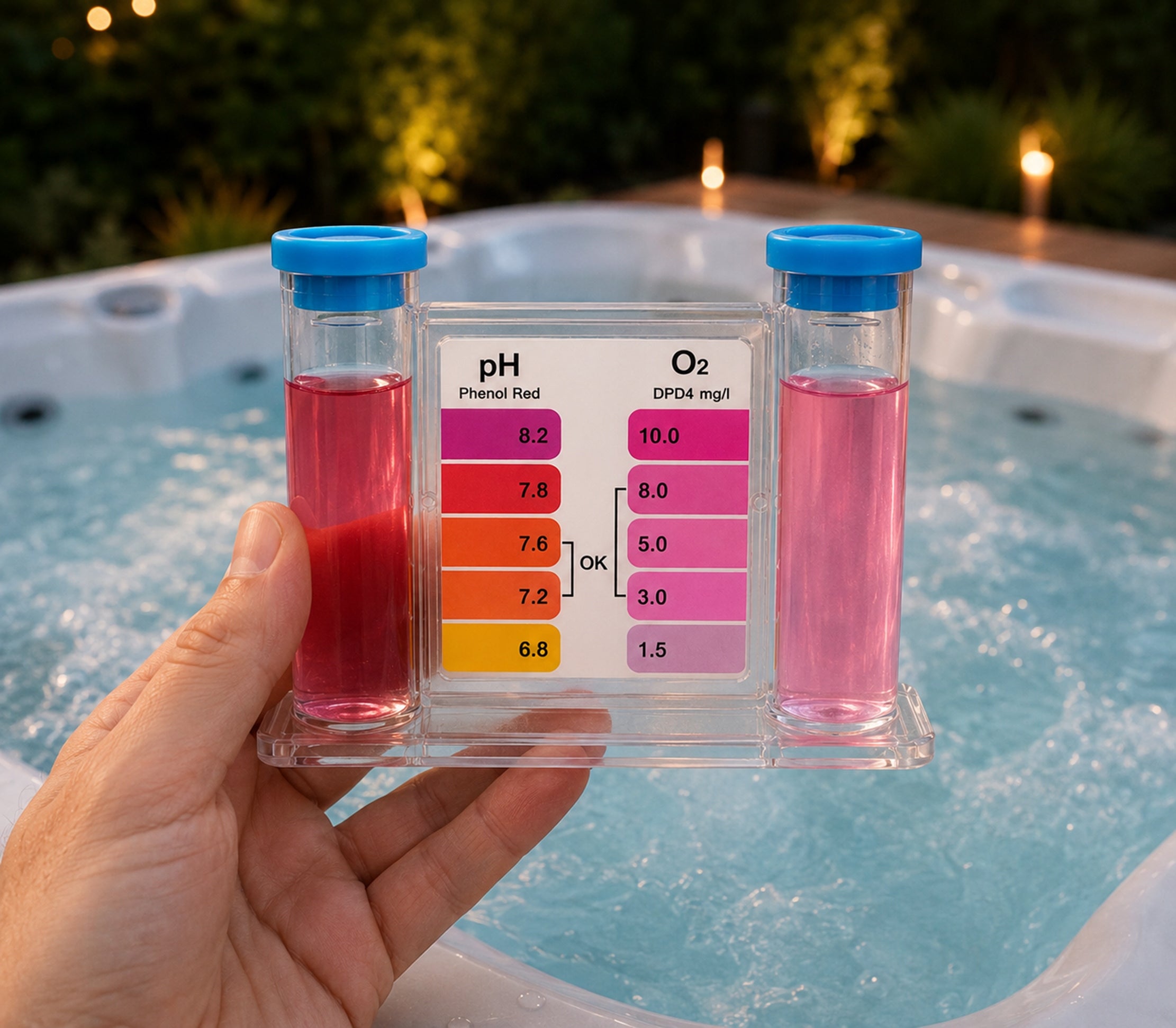 Pool Water Tablet Tester pH and Oxygen Measurement in Pool and Jacuzzi SPA Manufacturer code 4049991014722