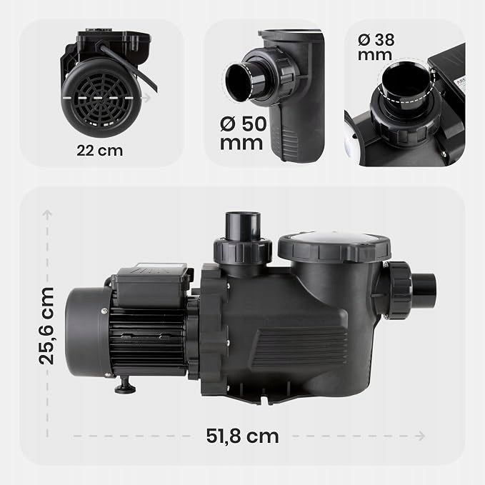 Pool pump Arebos 800W 15000 l/h 50/38 mm Brand Arebos