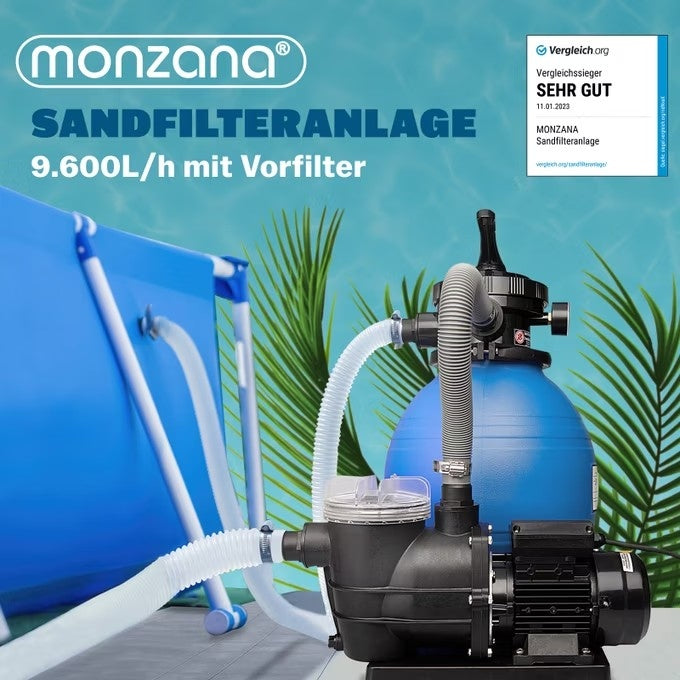 Pool pump sand filter for water 9600 l/h Manufacturer code 106833