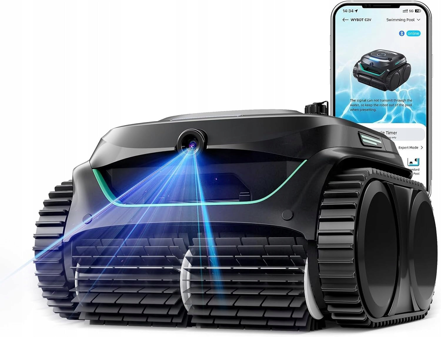 Pool robot Wybot C2 Vision black Power 65 W