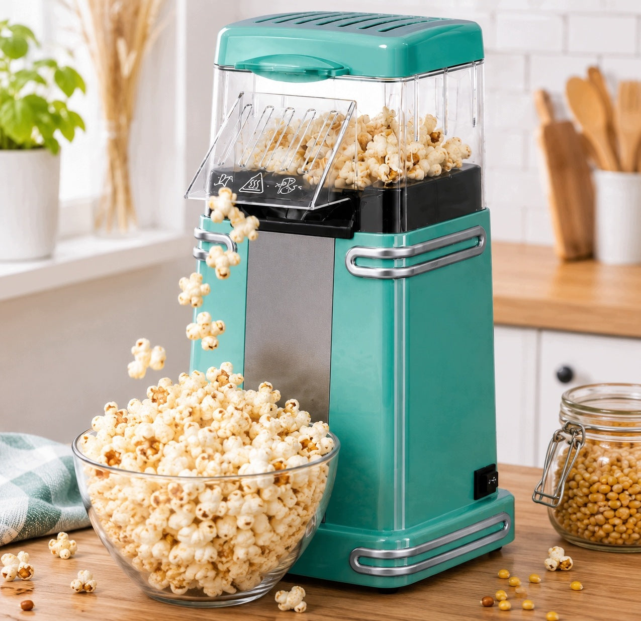 Popcorn Machine Ambiano 900W Fat Free Packaging status original