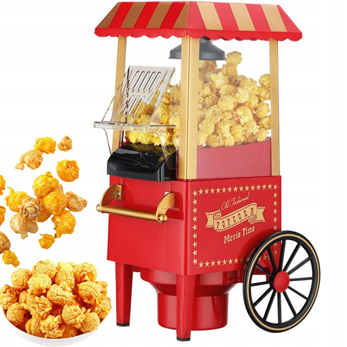 Popcorn Machine Strong Machine Popcorn Making Machine GIFT Dominant color red