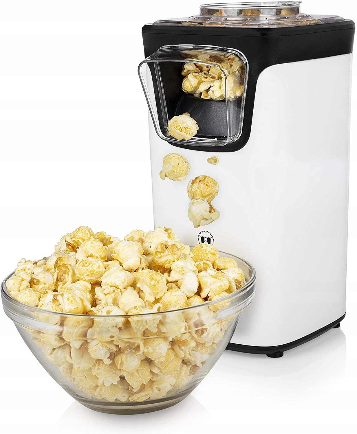 Popcorn Maker Princess 292986 – Hot Air, No Oil, 3 Min, Dishwasher Safe
