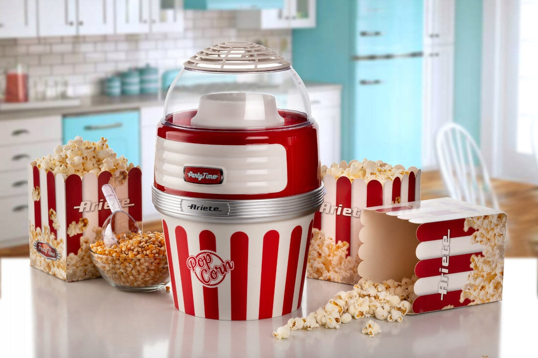 Popcorn machine ARIETE 2957/00 Party Time Dominant color red