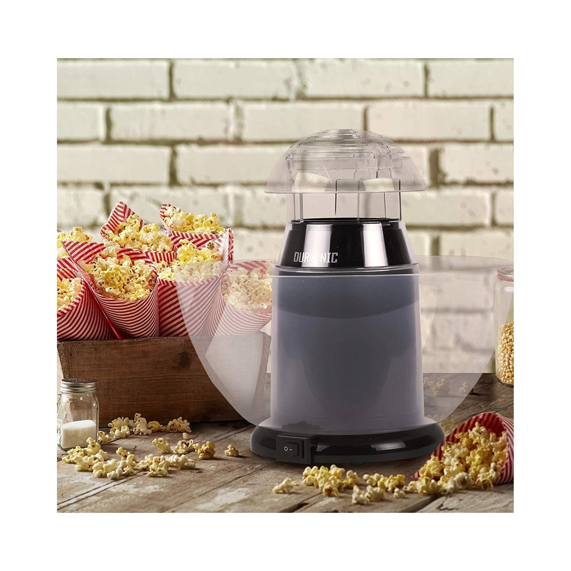 Popcorn machine Duronic POP50 BK black 1200 W Brand Duronic