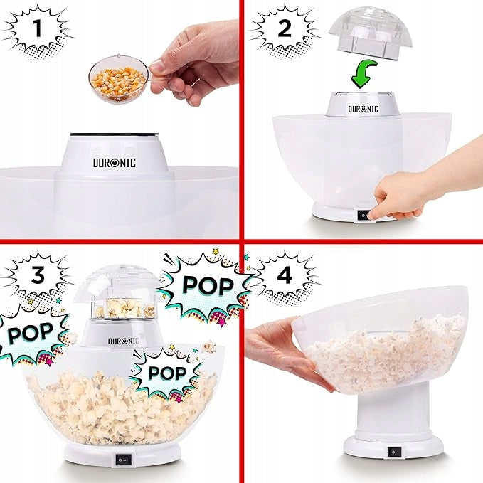 Popcorn machine Duronic Popcorn machine 1200 W EAN (GTIN) 5906952143299