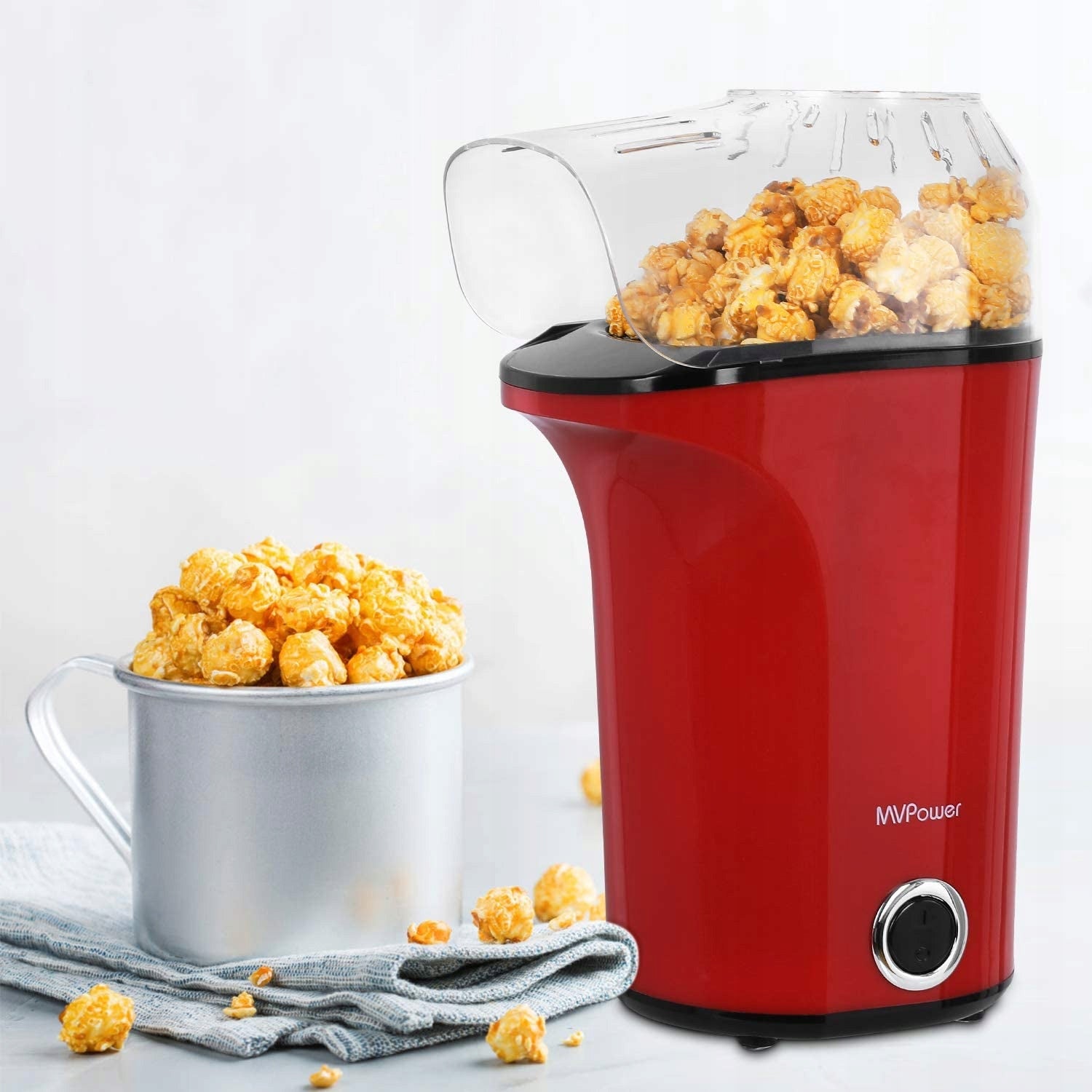 Popcorn machine MVPower BMH-1201A red 1400 W