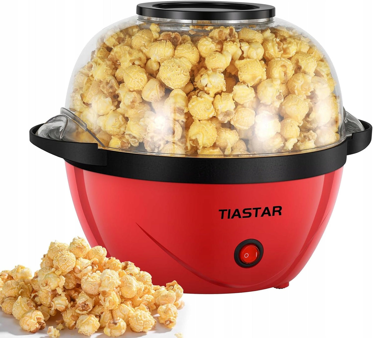 Popcorn machine Tiastar RH-912 red 450 W