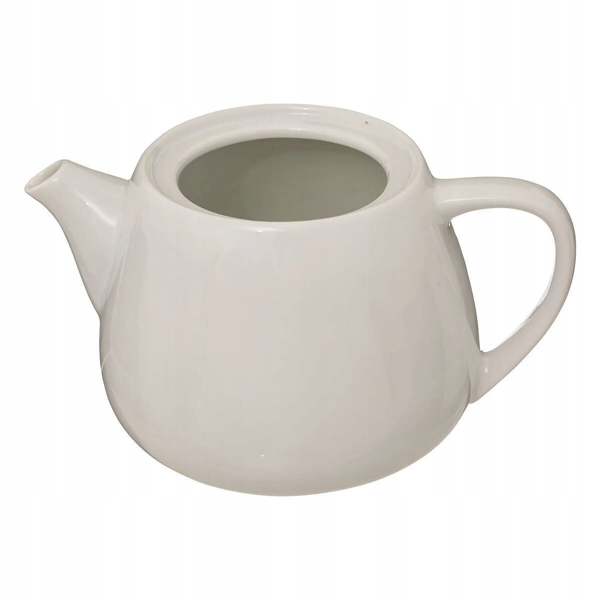 Porcelain teapot jug for coffee herbs teas NORA white 18x14x13 HOMLA Packaging status original