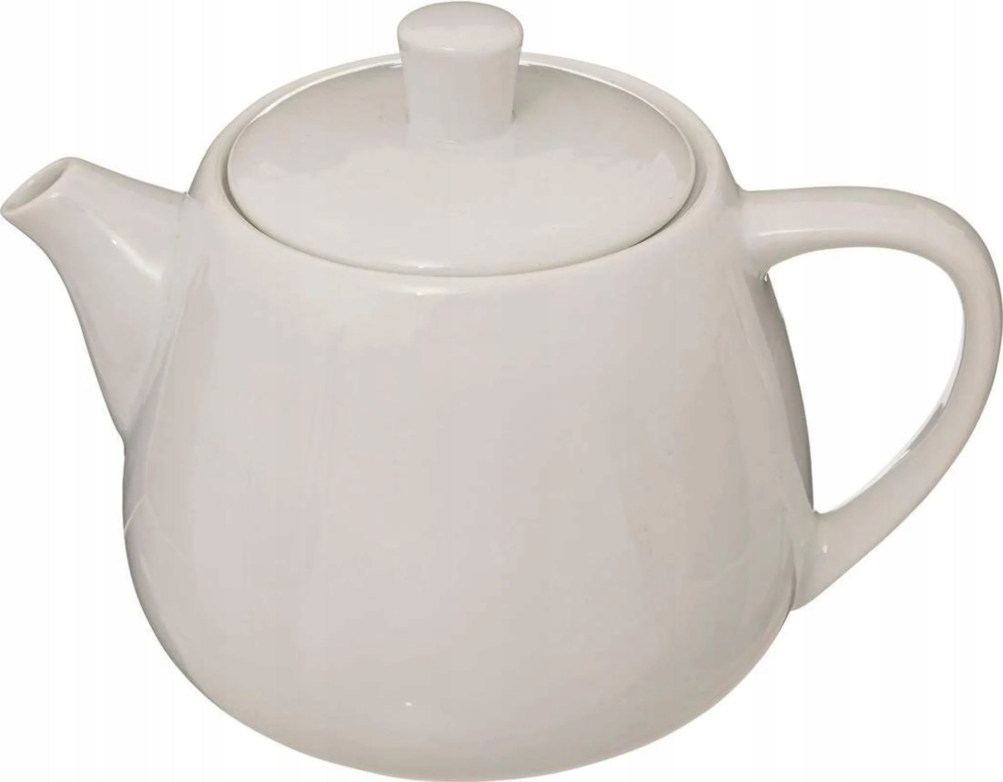 Porcelain teapot jug for coffee herbs teas NORA white 18x14x13 HOMLA