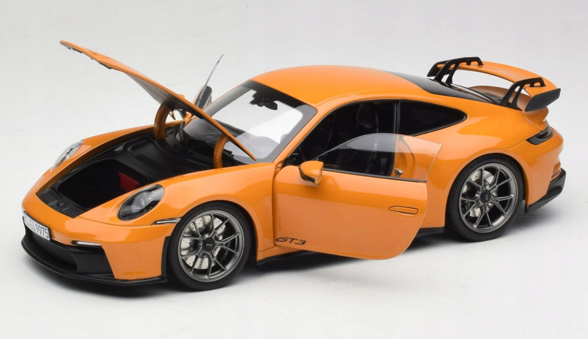 Porsche 911 (992) GT3 Coupe 2021 Bahama Yellow Norev 1:18 Model Car