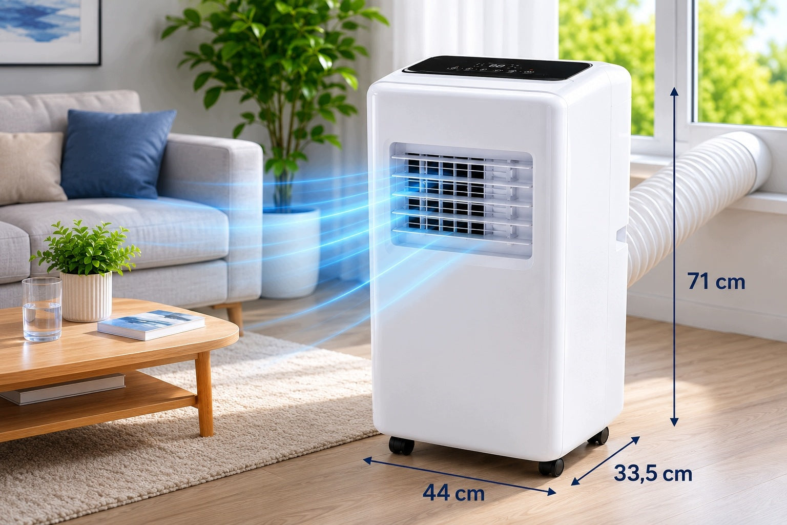 Portable Air Conditioner 2,6kW 4in1 Dehumidifier, Heating, Fan +ClimaLock Brand no brand