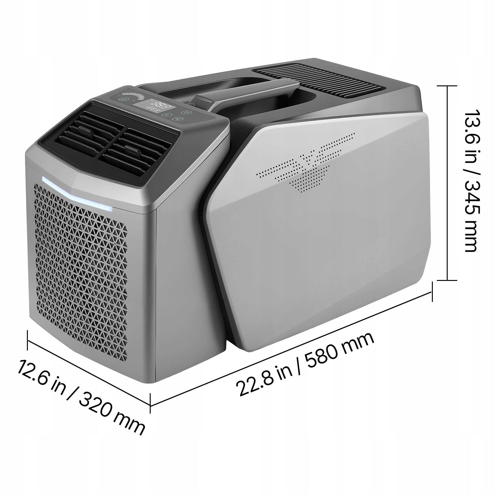 Portable Air Conditioner 580W 4850BTU Camping Air Conditioner Dark Grey Manufacturer code BXSLYKDDDYBHB