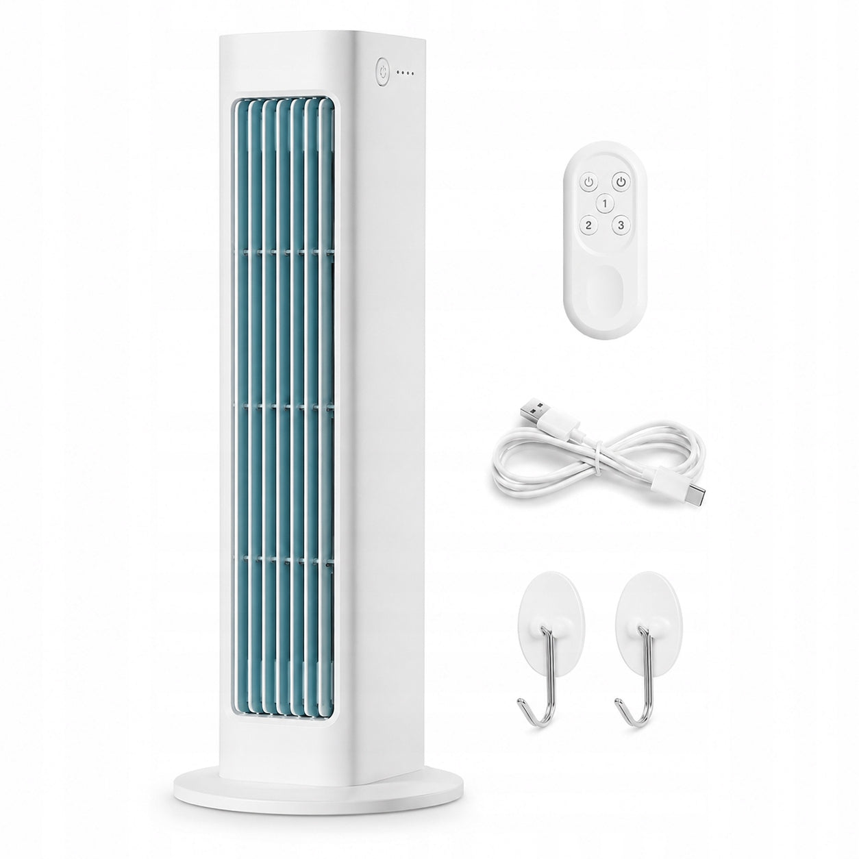 Portable Air Conditioner Fan With 4000mA Remote Wall Fan