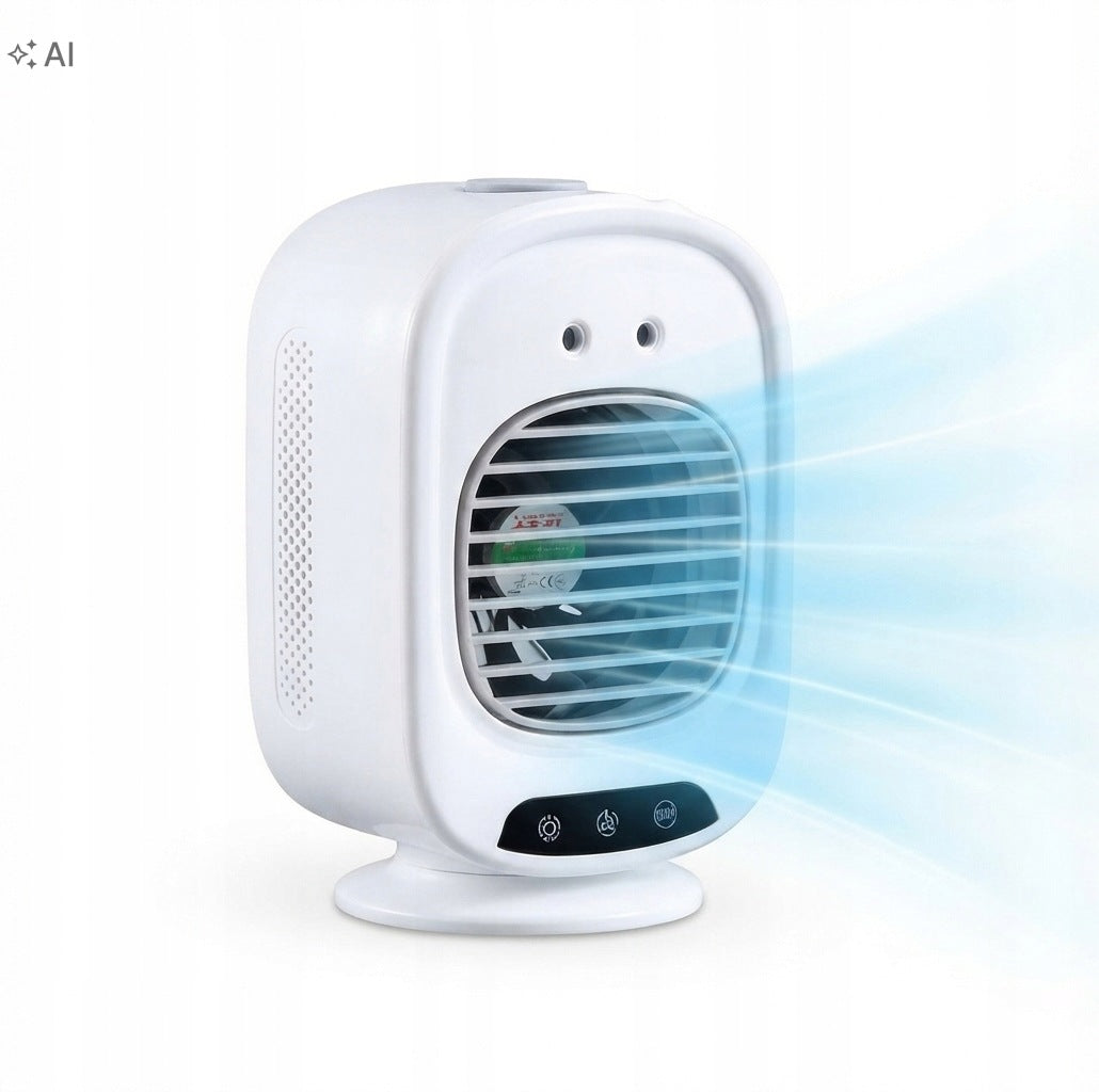 Portable Air Conditioner Humidifier Indoor Air Cooler with Rotation