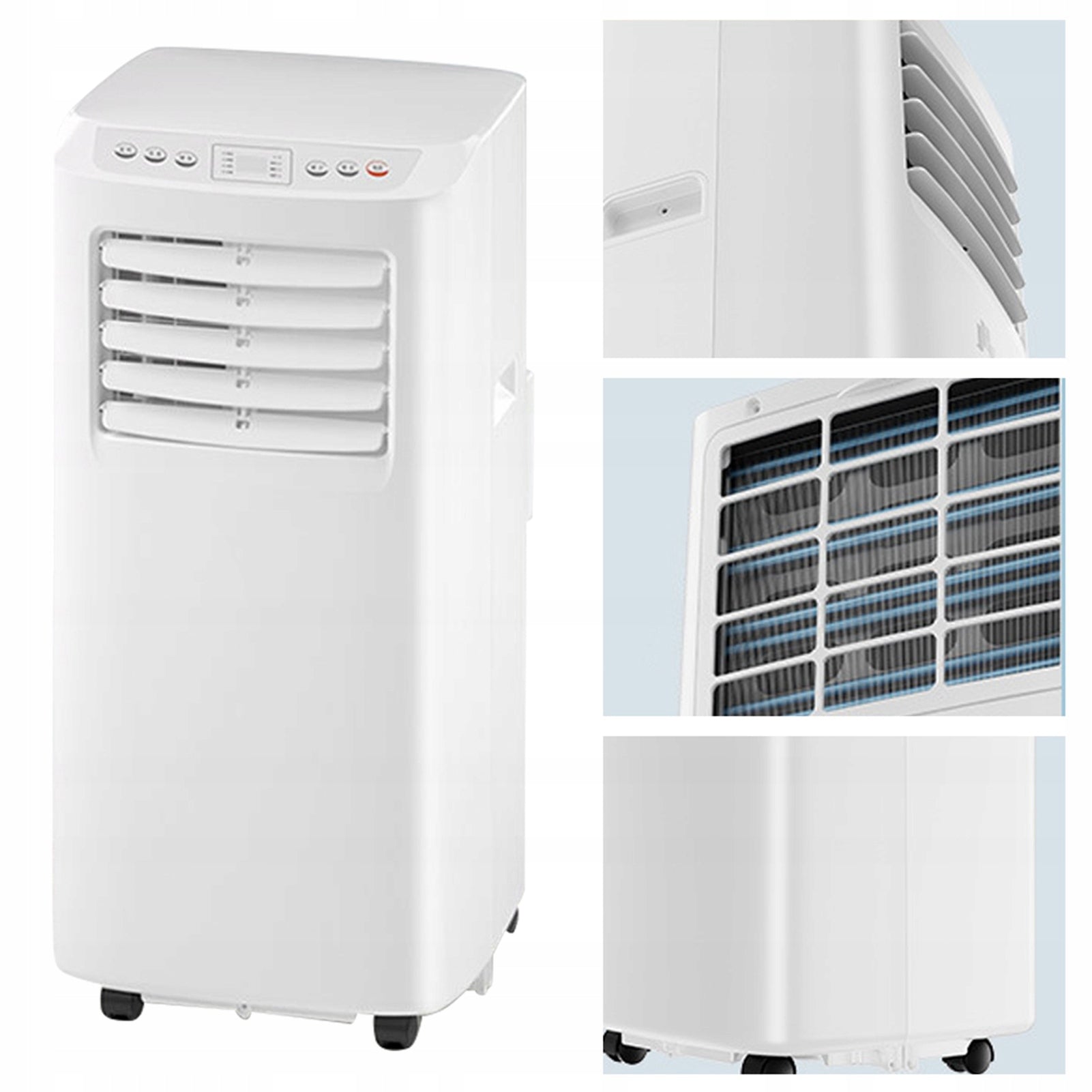 Portable Air Conditioner, Remote Controlled Personal Mini Air Conditioner for Home Dominant color multicolor