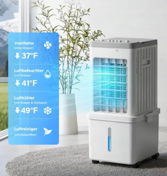 Portable Air Conditioning Without Outlet Hose, 4-in-1 Air Conditioner Cooler Brand no brand