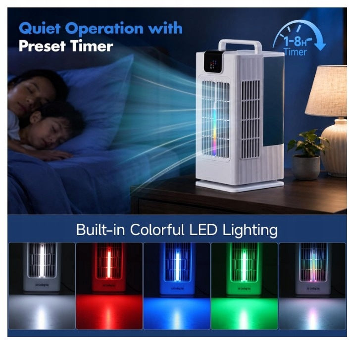 Portable Air Cooling Air Conditioner with F10 Water Mist Sprayer Brand no brand