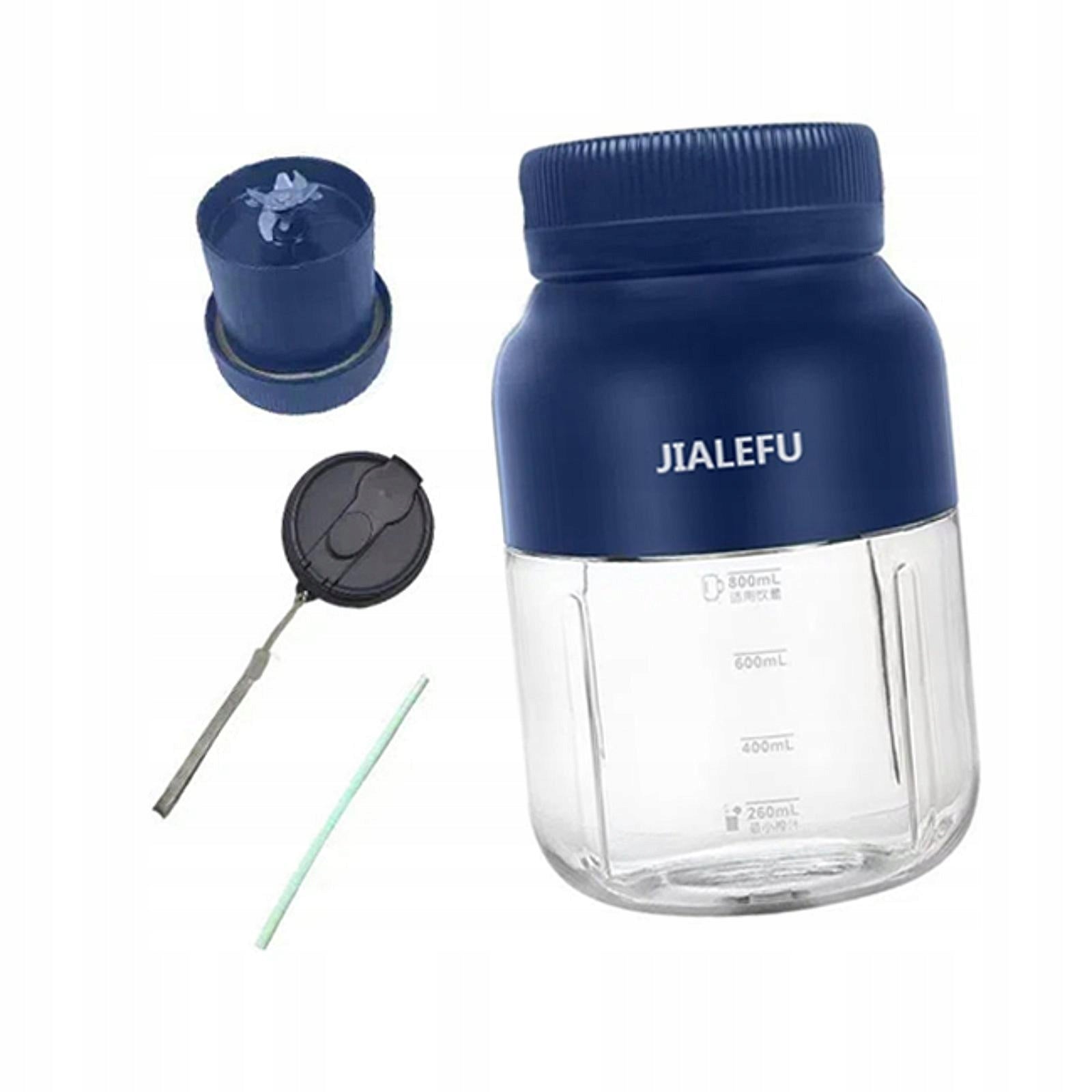 Portable Blender Blender Cup Shakes Automatic Practical 1.3 L Royal Blue Packaging status original