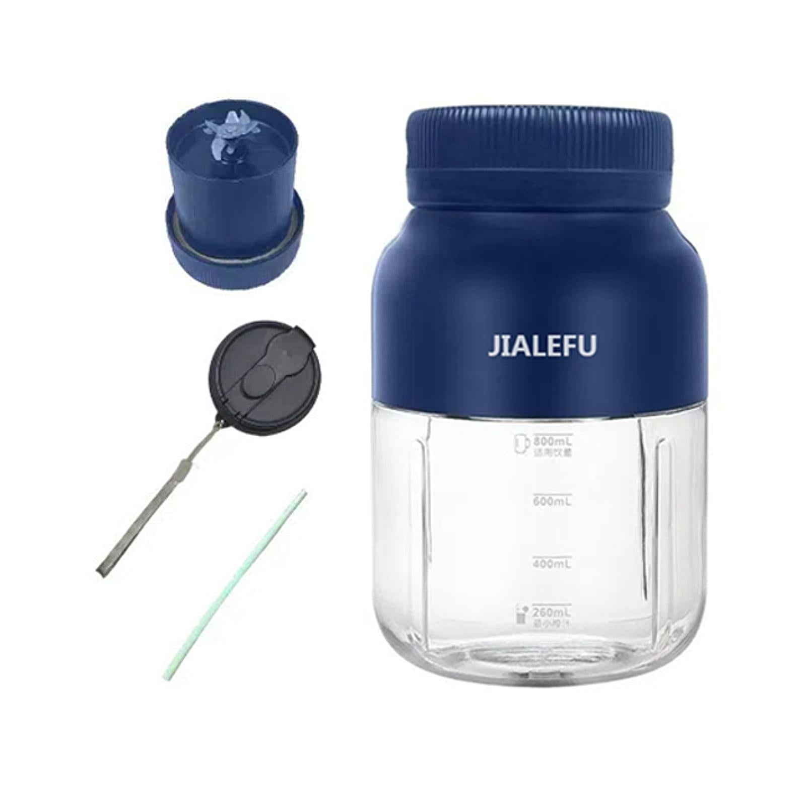 Portable Blender Blender Cup Shakes Automatic Practical 1.3 L Royal Blue