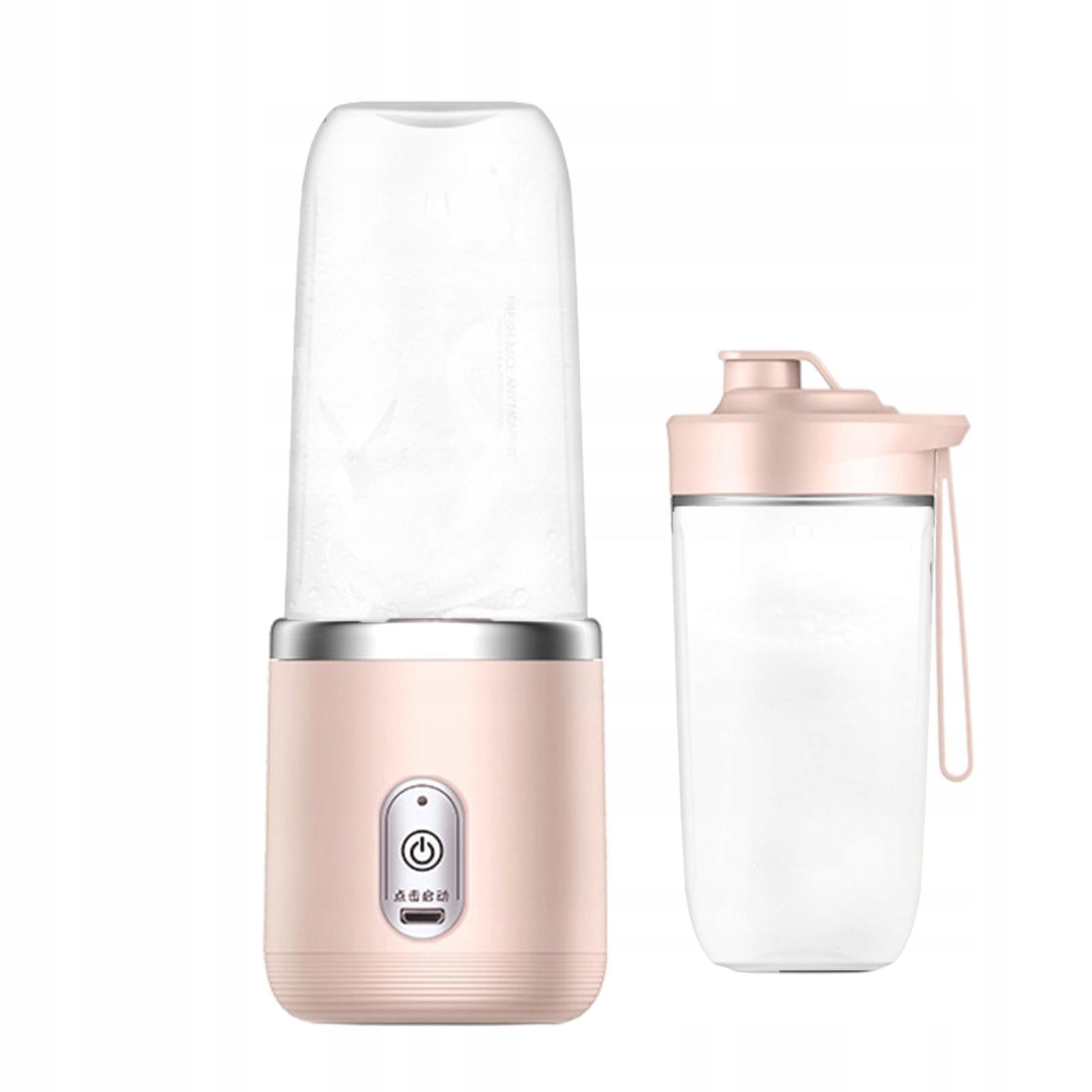 Portable Blender Multifunctional Personal with Water Bottle Juicer Pink