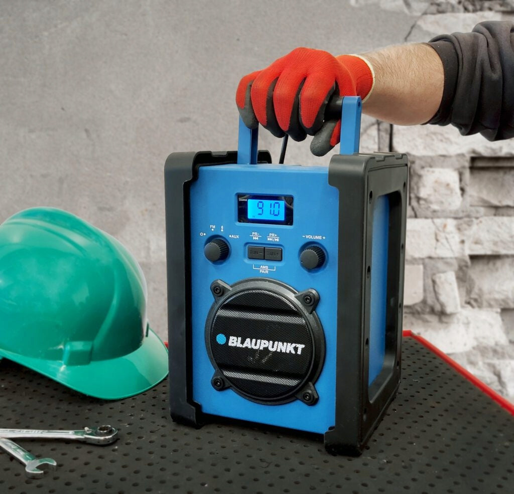 Portable Construction Radio Blaupunkt PP30BT JOBSITE Rechargeable FM/BT/AUX Manufacturer code RTVBLPP020