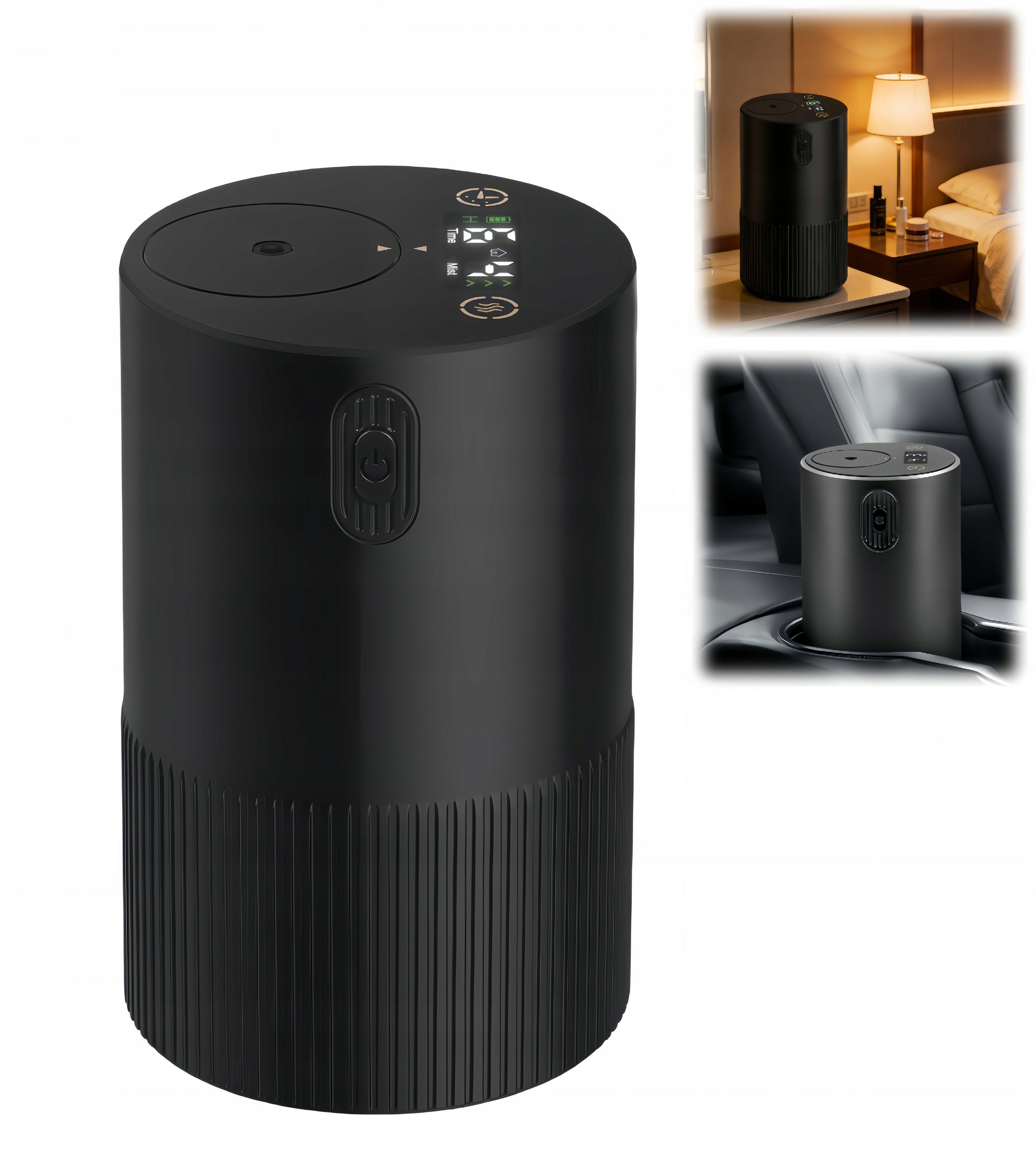 Portable Essential Oil Diffuser Nebulizer Quiet For Car Home