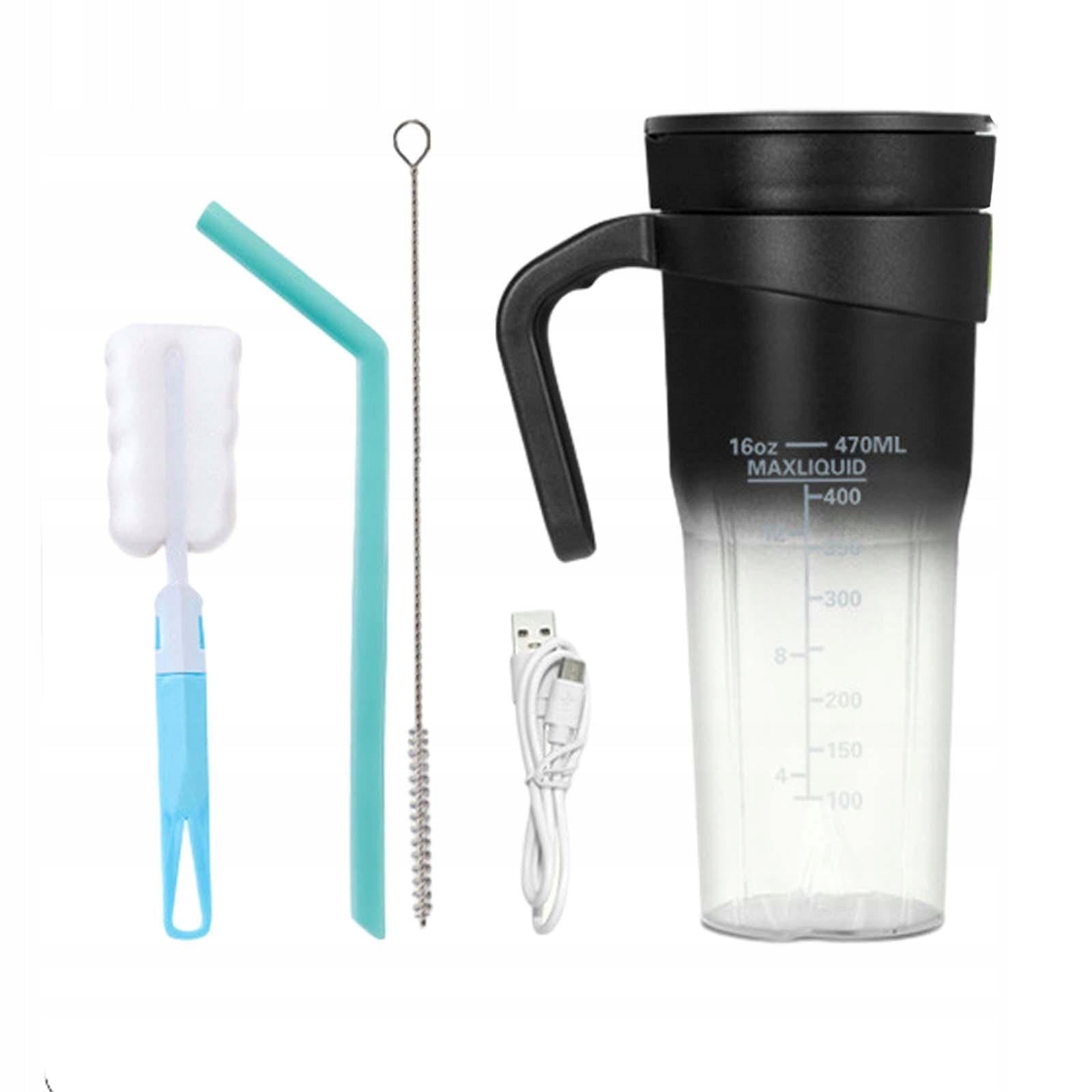 Portable Fruit Juicer Rechargeable Portable Durable Ice Blender Mixer Black Brand Unbranded