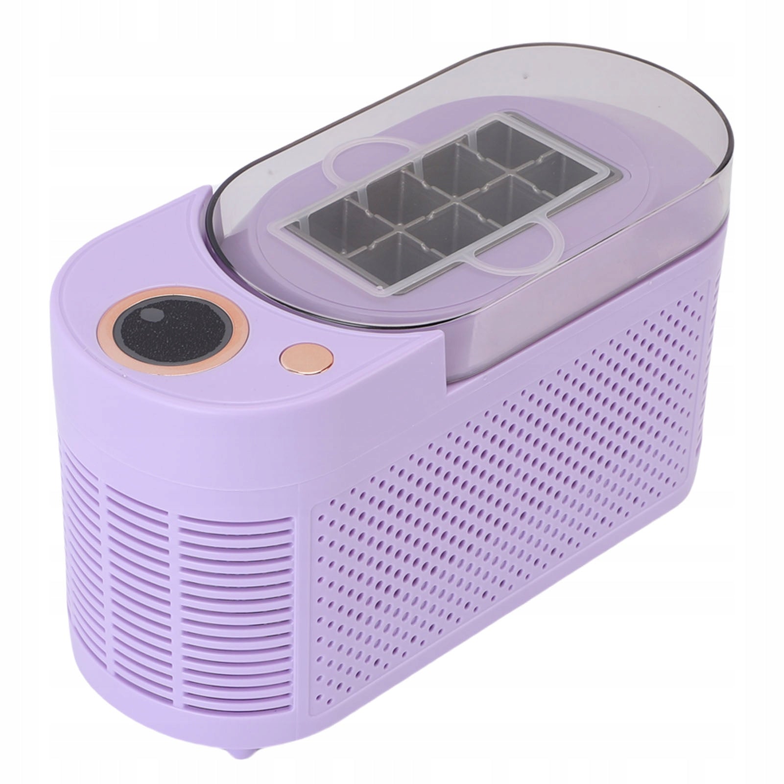 Portable Ice Maker, 8 Cubes, Fast Making Mini Ice Maker d Dominant color multicolor