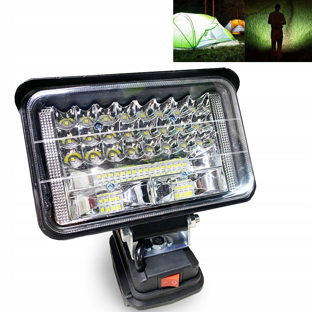 Portable Lamp for Makita 18V Workshop Halogen Flashlight 48W Product weight with unit packaging 0.865 kg