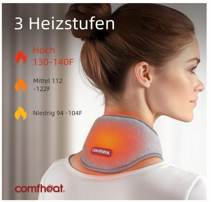 Portable Neck Heating Pad Vibration Massage Pain Relief Brand no brand