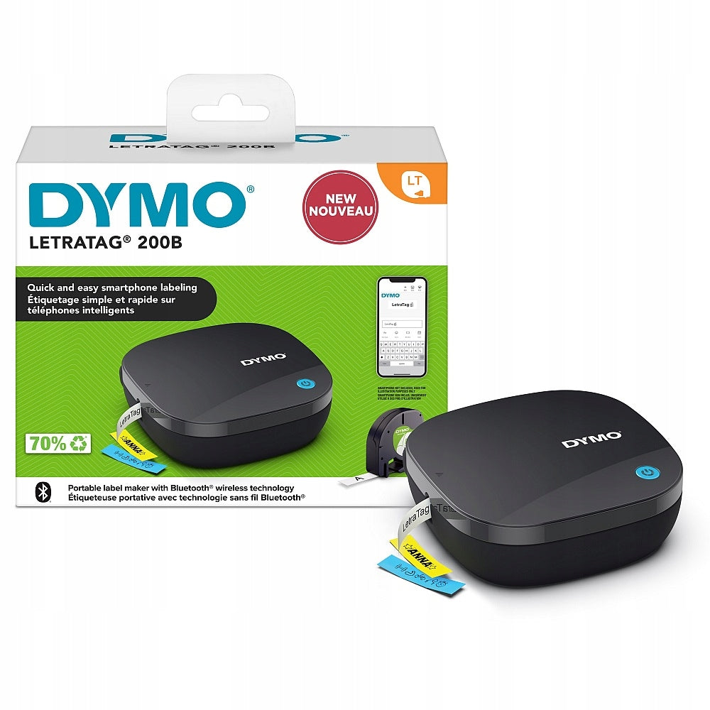 Portable PRINTER DYMO LT-200B LetraTag 1x tape