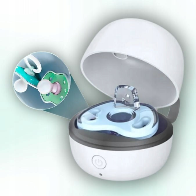 Portable Teat Sterilizer with UV-C Ultraviolet Light Case